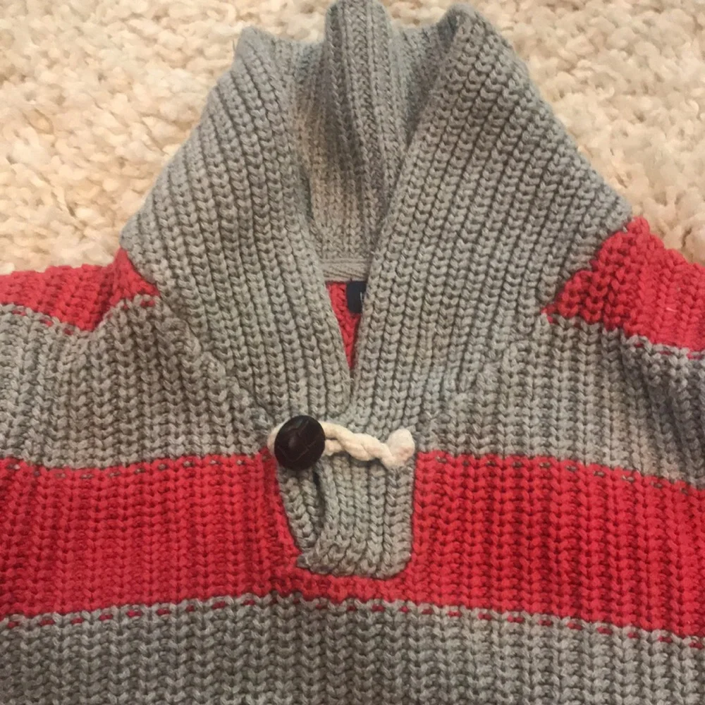 Gap kids grey stripe knit sweater 24 mos‎